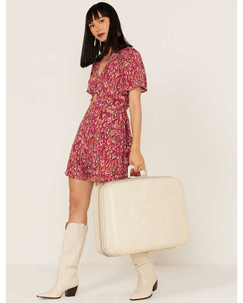 Image #1 - Band of the Free Women's Mystery To Me Short Sleeve Dress, Fuscia, hi-res