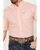 Image #3 - Ariat Men's Kamden Geo Medallion Print Short Sleeve Button-Down Western Shirt , Coral, hi-res