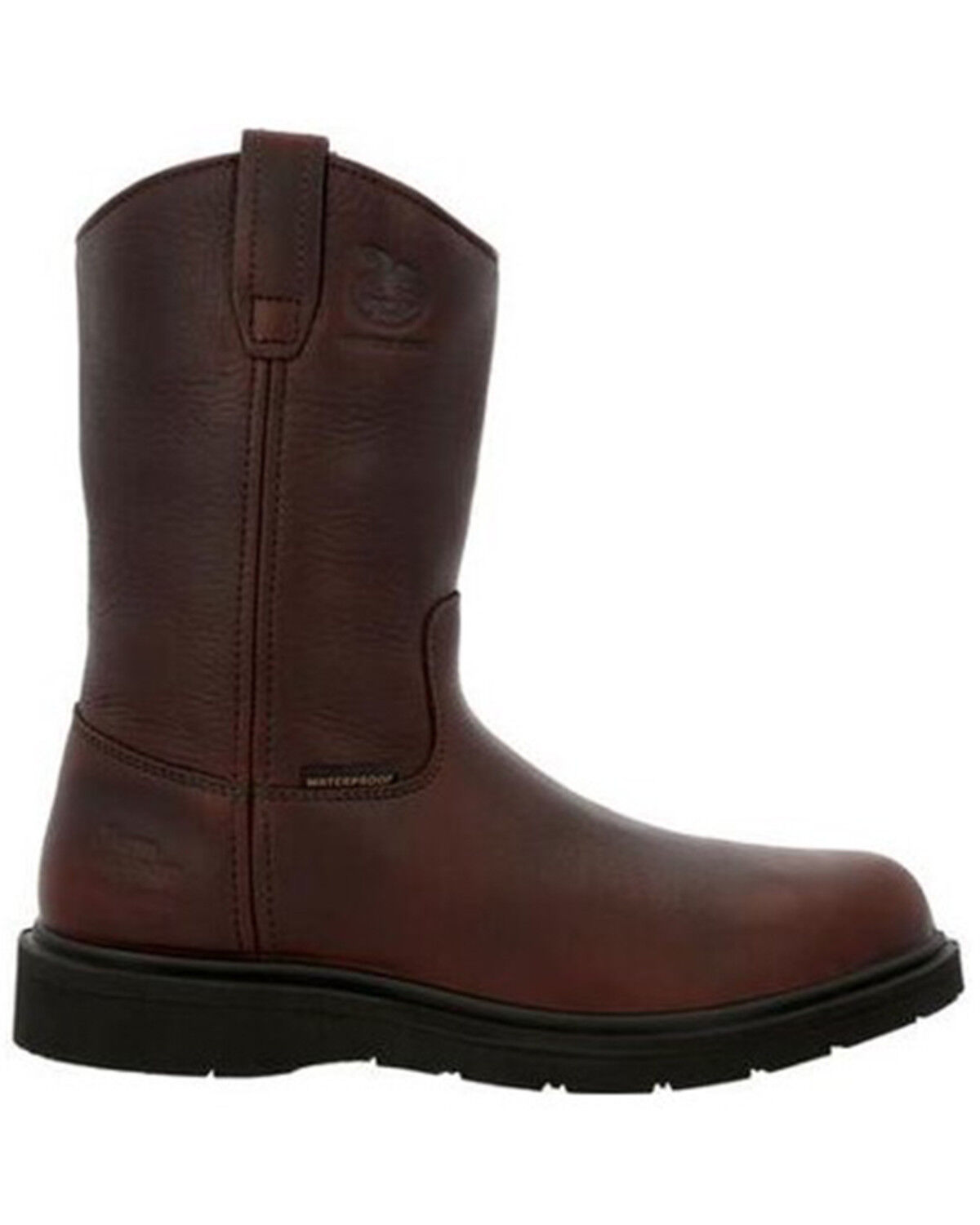 Image #2 - Georgia Boot Men's Suspension Waterproof Western Work Boots - Soft Toe, Brown, hi-res