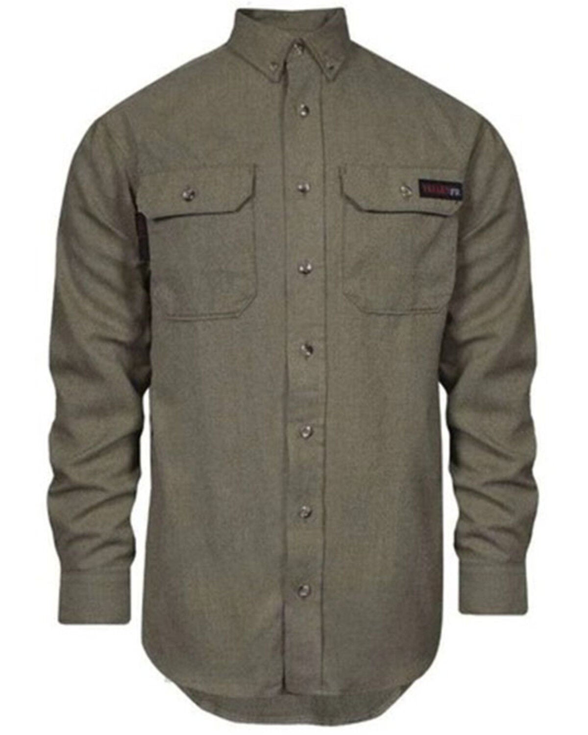 Carhartt Relaxed Fit Long Sleeve Button-Down Work Shirt, Men's Size Medium cotton beige type brown Vintage Second Hand main image 0