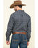 Image #2 - Tuf Cooper Men's Black Stretch Paisley Poplin Print Long Sleeve Western Shirt, Charcoal, hi-res