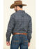 Image #2 - Tuf Cooper Men's Black Stretch Paisley Poplin Print Long Sleeve Western Shirt , Charcoal, hi-res