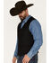 Image #2 - Cody James Men's Jackson Western Tux Vest, Black, hi-res