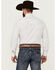 Image #4 - Ely Walker Men's Geo Print Long Sleeve Pearl Snap Western Shirt, White, hi-res