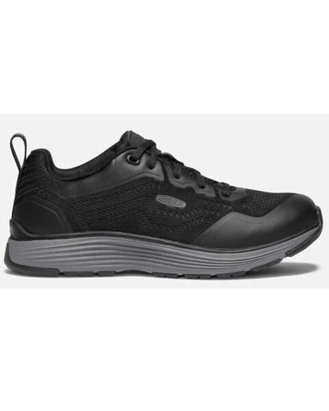 Image #2 - Keen Women's Sparta II ESD Soft Toe Lace-Up Work Sneaker , Black, hi-res