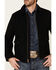 Pendleton Men's Solid Black Canvas Zip-Front Jacket , Black, hi-res