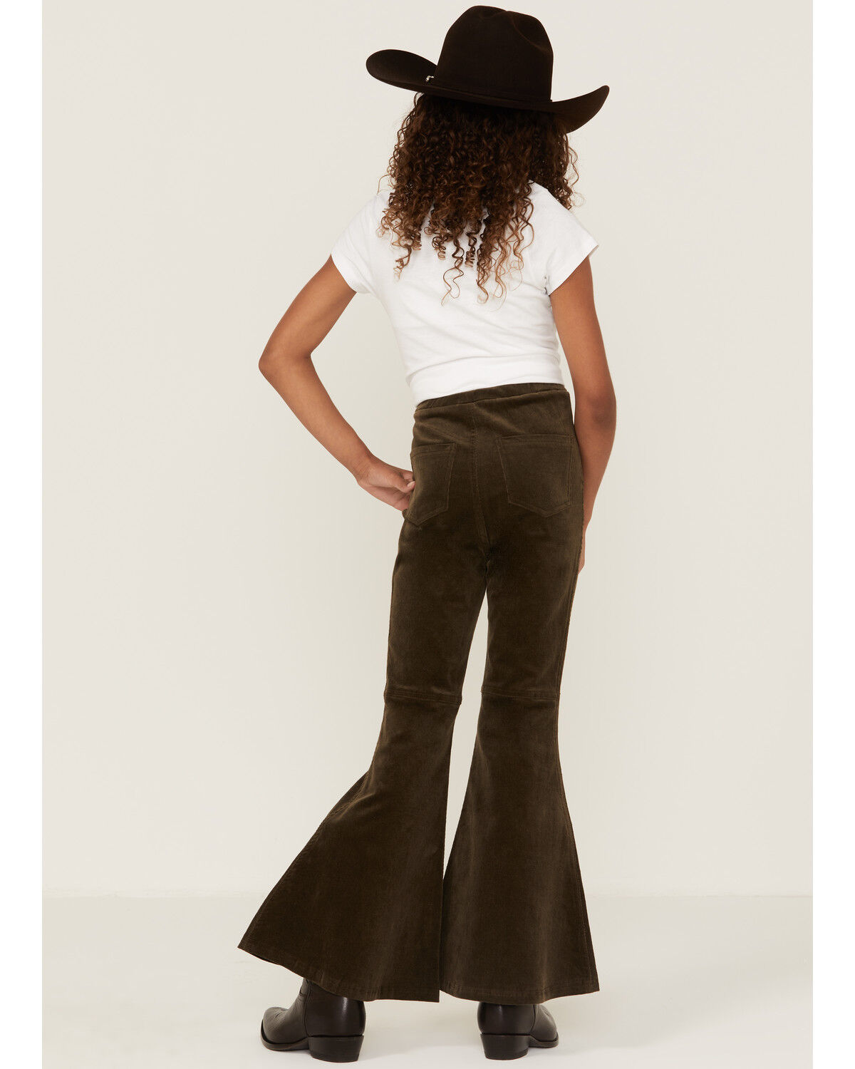 Image #4 - Chrysanthemum Little Girls' Pull On Flare Pants, , hi-res