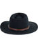 Cody James Men's Durango Crush Wool Hat, Black, hi-res