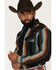 Image #2 - Cody James Men's Yelapa Stripe Print Long Sleeve Snap Flannel Shirt, Black, hi-res