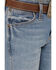 Image #2 - Wrangler Boys' Medium Wash Roughhouse Slim Straight Jeans - Big, Medium Wash, hi-res