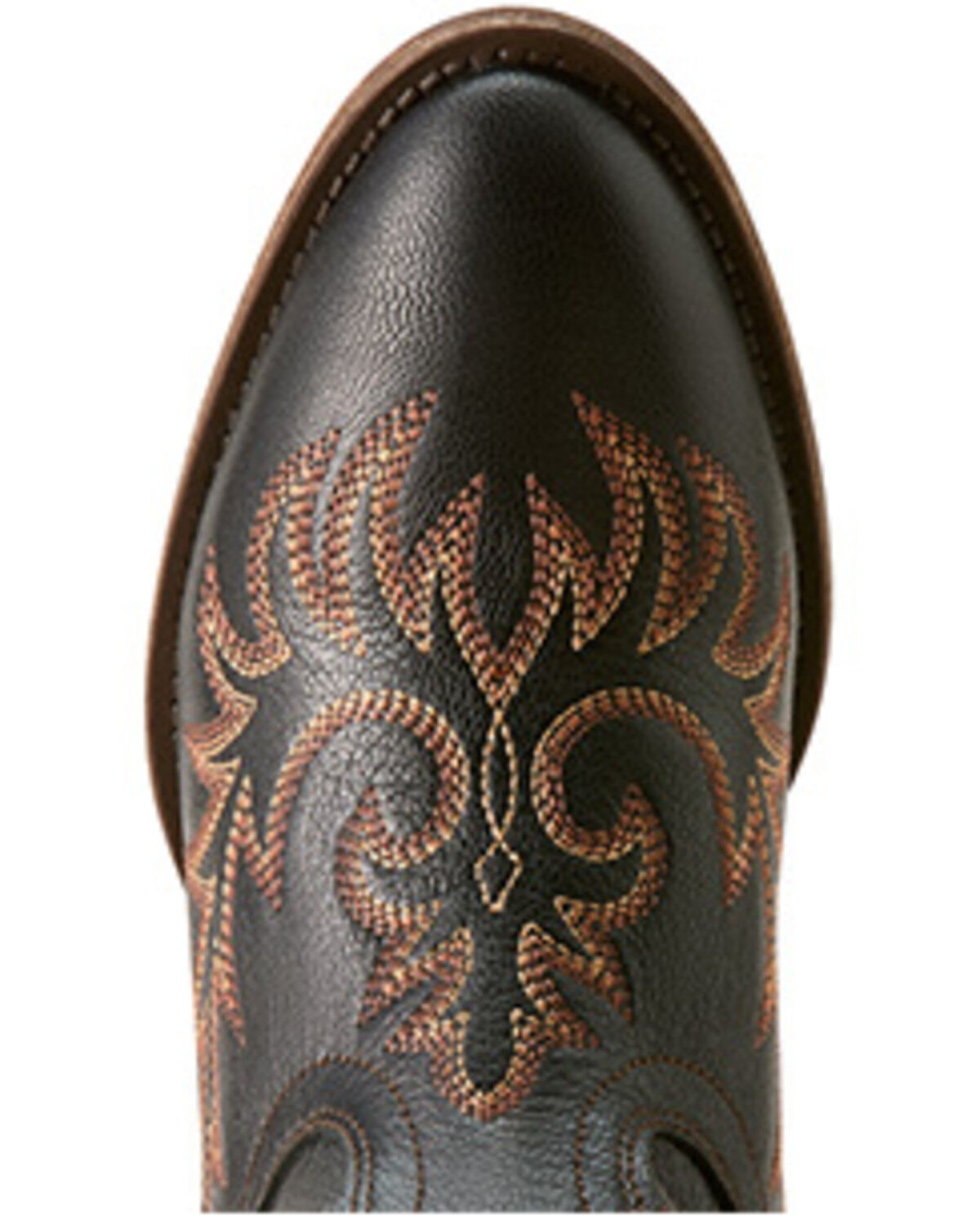 Image #4 - Ariat Women's Carlin Western Booties - Round Toe, Black, hi-res