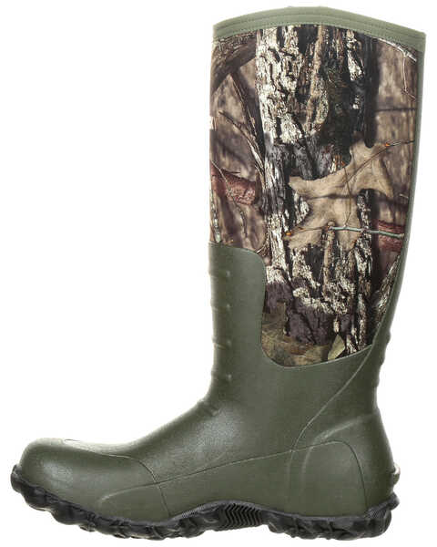 Image #3 - Rocky Men's Core Rubber Waterproof Outdoor Boots - Round Toe, Camouflage, hi-res