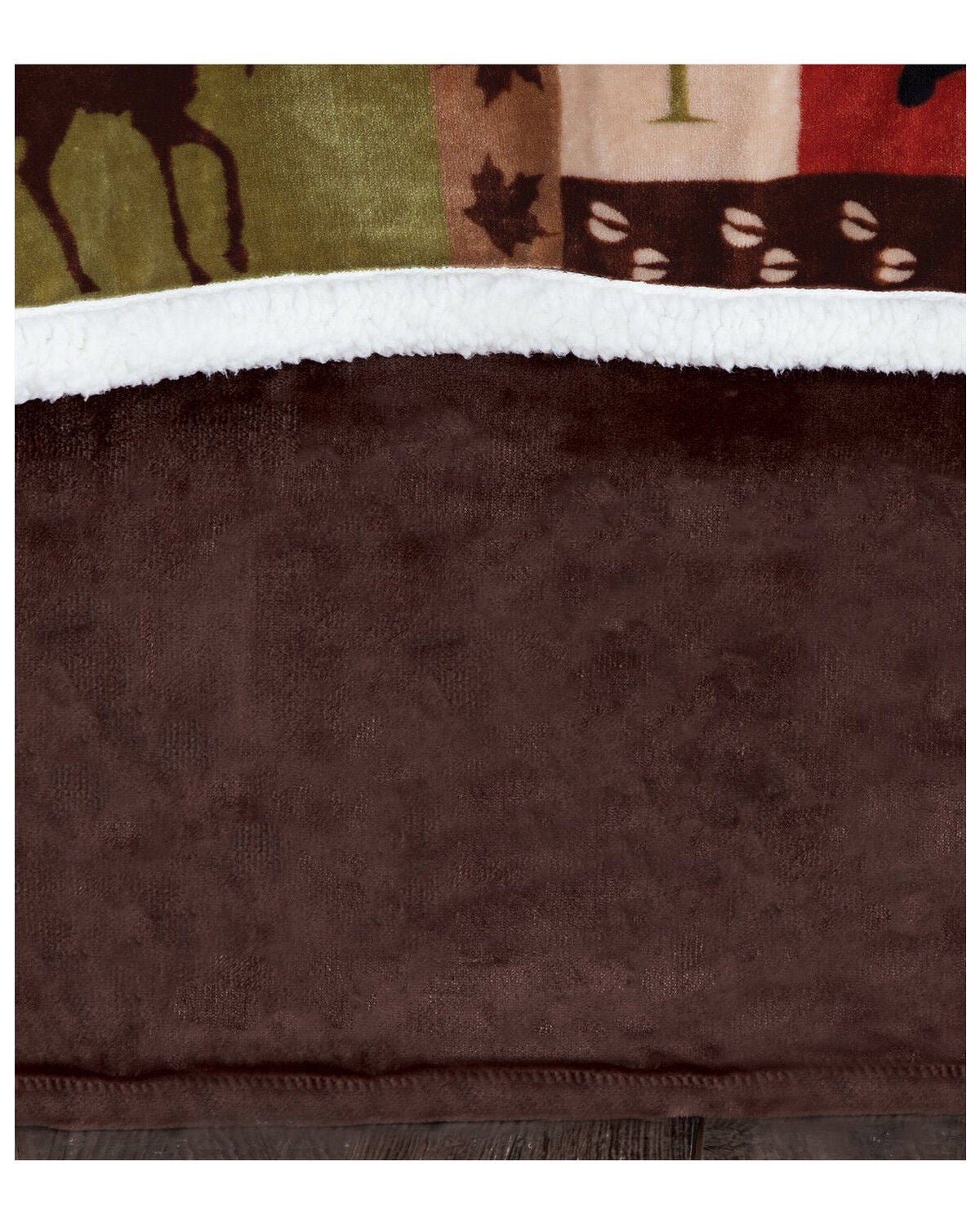 Carstens Home Solid Brown Plush Velvet Bed Skirt - King Size, Brown, hi-res