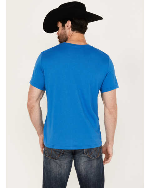 Image #4 - Panhandle Men's Dale Yeah Scenic Short Sleeve Graphic T-Shirt, Bright Blue, hi-res
