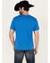 Image #4 - Panhandle Men's Dale Yeah Scenic Short Sleeve Graphic T-Shirt, Bright Blue, hi-res