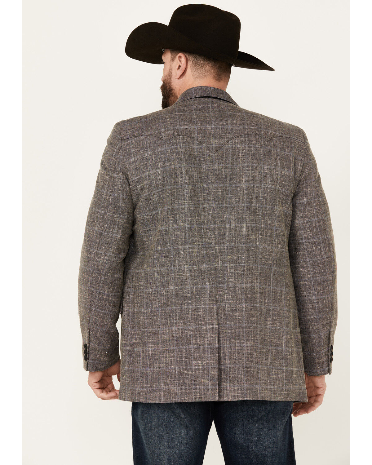 Image #4 - Circle S Men's Plano Sport Coat, Stone, hi-res