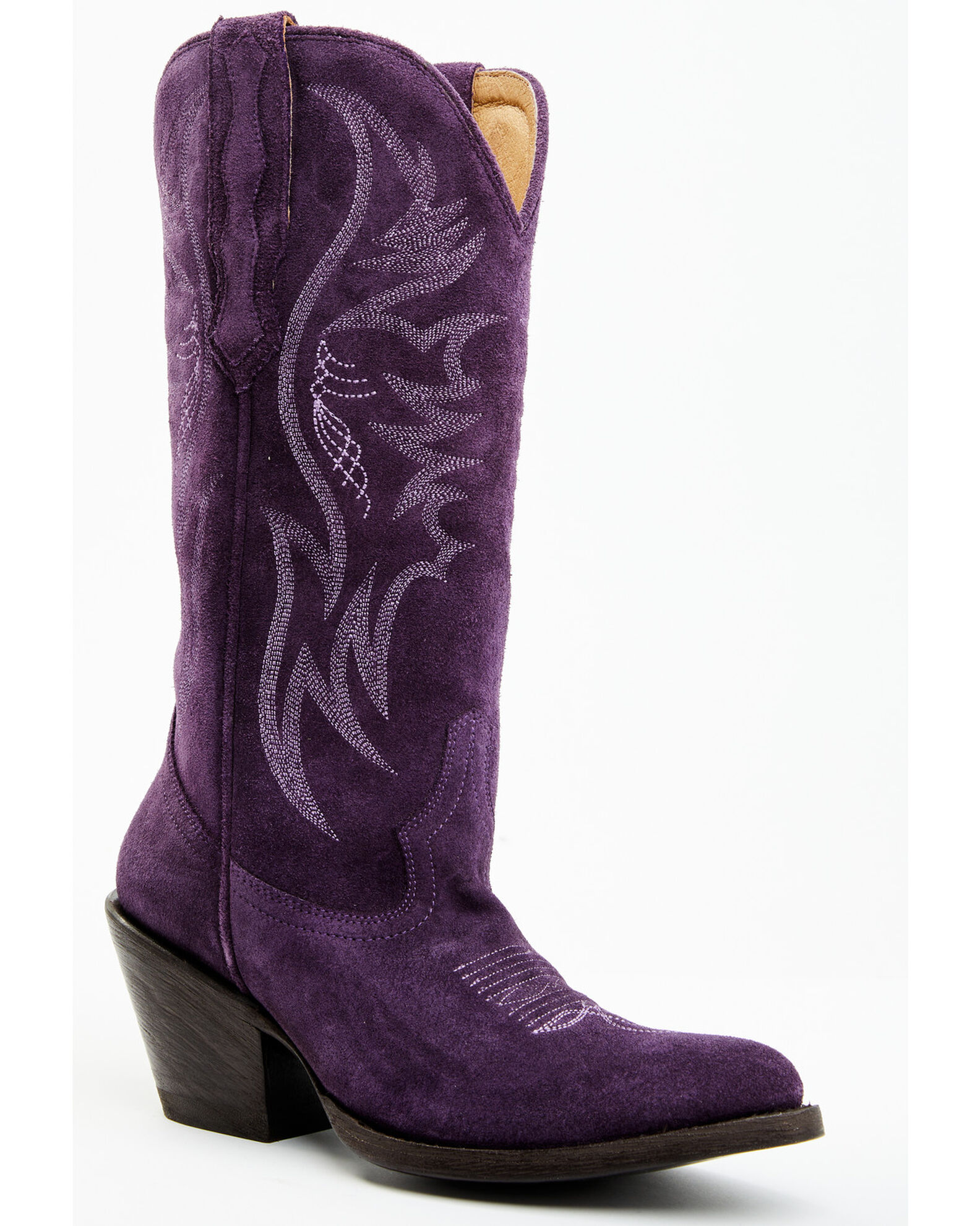Womens purple outlet cowboy boots