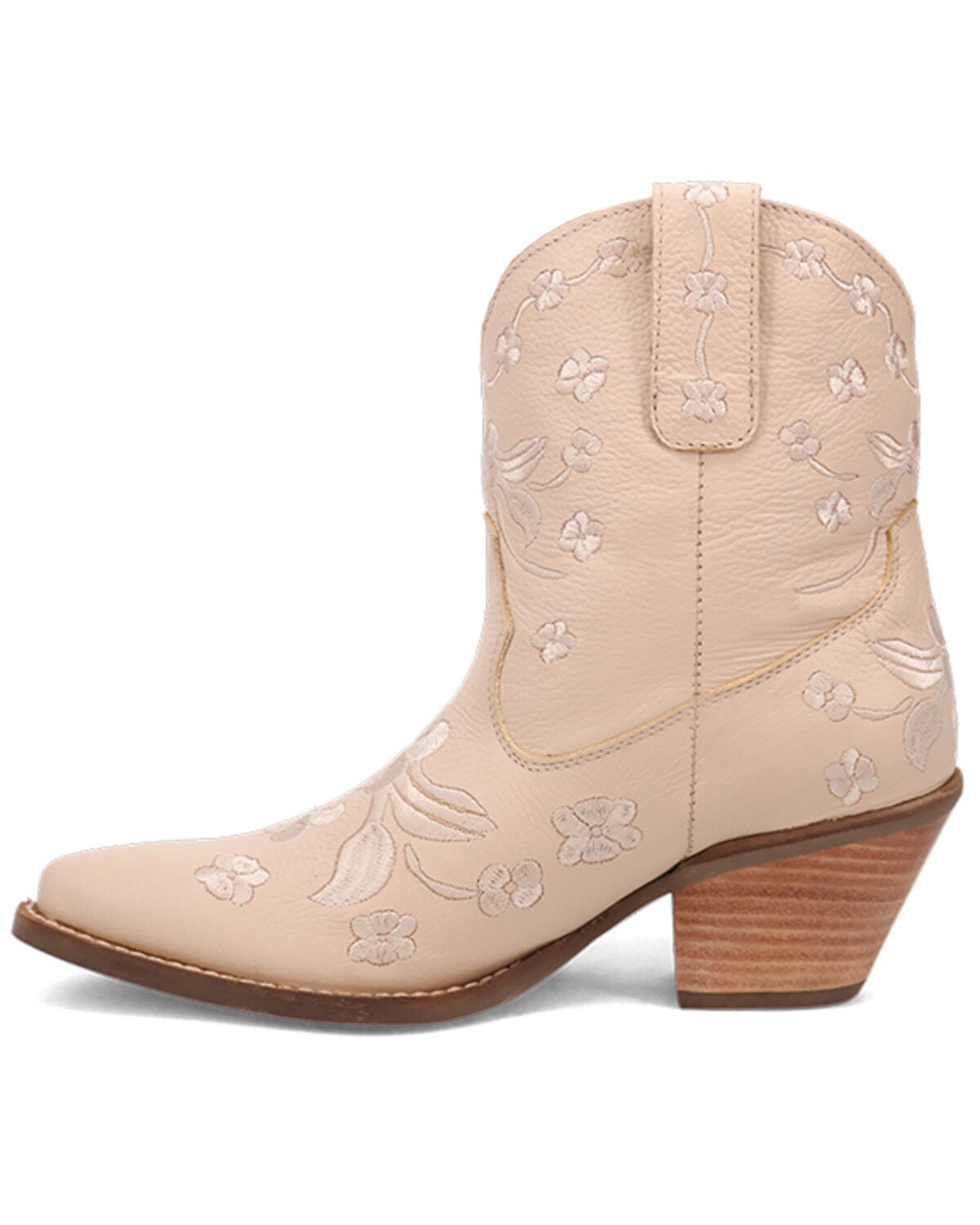 Image #3 - Dingo Women's Sweetheart Embroidered Booties - Round Toe, Sand, hi-res