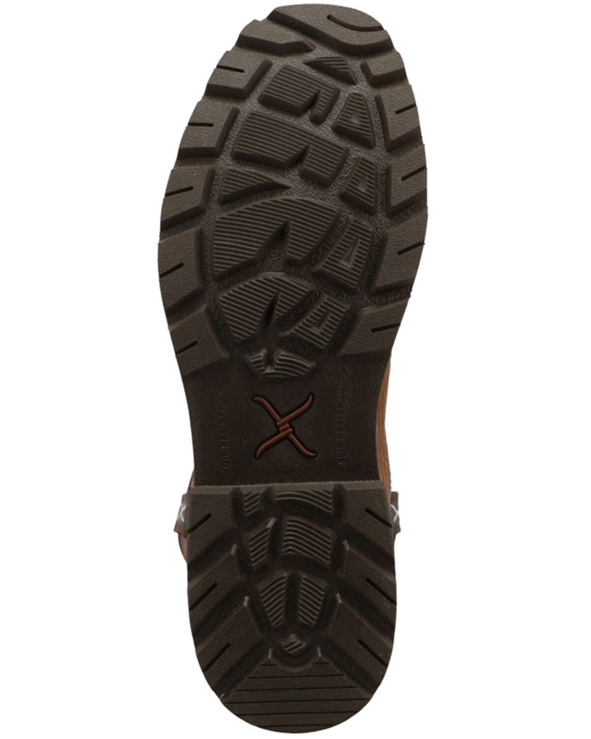 Image #7 - Twisted X Men's 11" Tech X™ Performance Western Boots - Broad Square Toe, Brown, hi-res