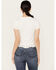 Free People Women's Call Me Baby Short Sleeve Tee, Ivory, hi-res