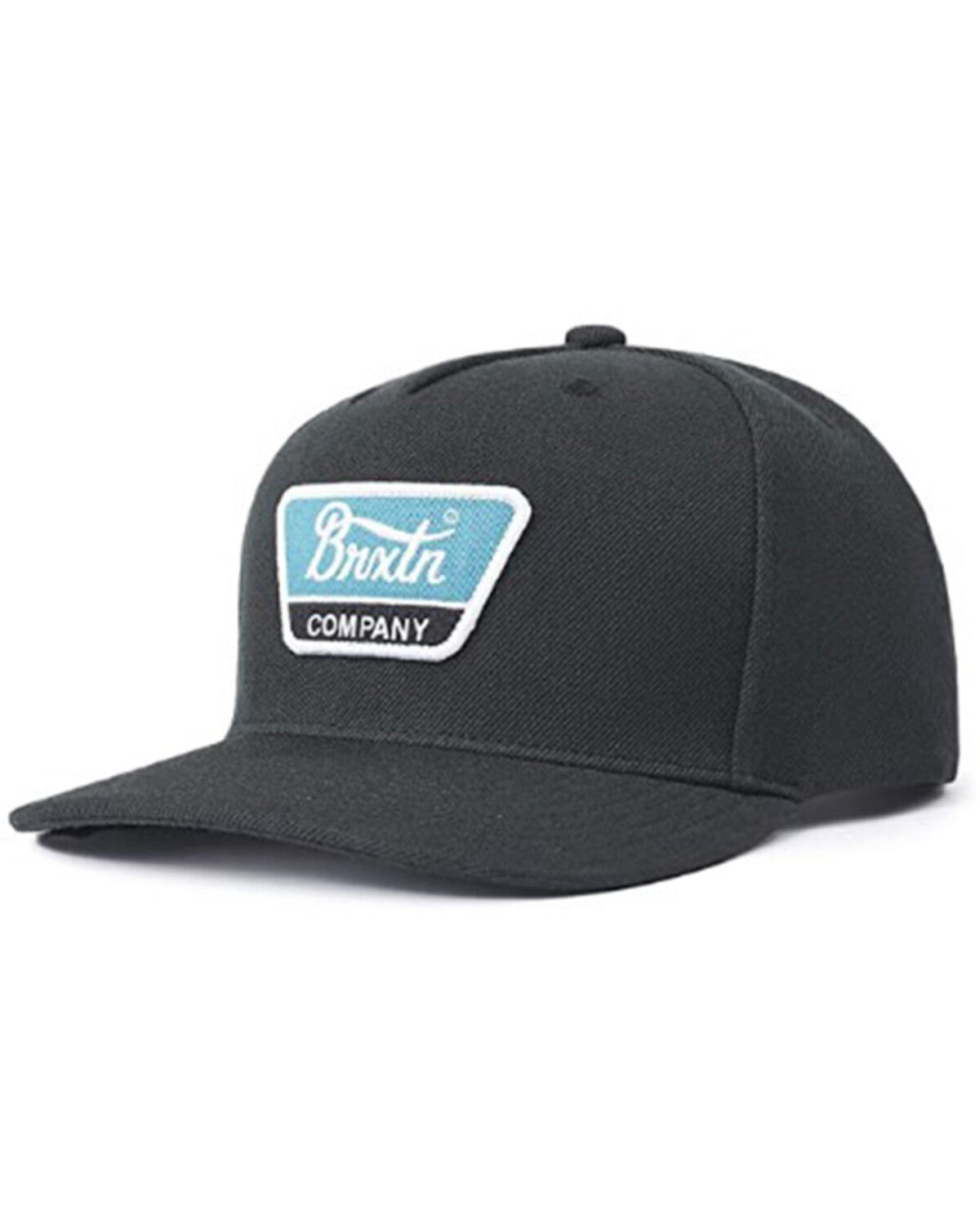 Image #1 - Brixton Men's Linwood Logo Ball Cap, Black, hi-res
