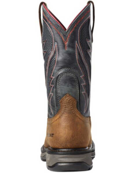 Image #3 - Ariat Men's Rye WorkHog® XT VentTEK Waterproof Western Work Boots - Soft Toe, Brown, hi-res