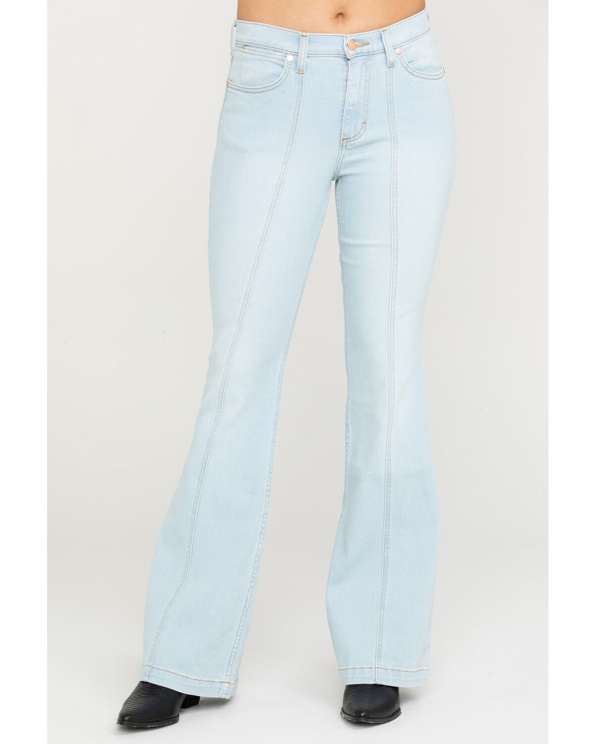 wrangler heritage flare jeans