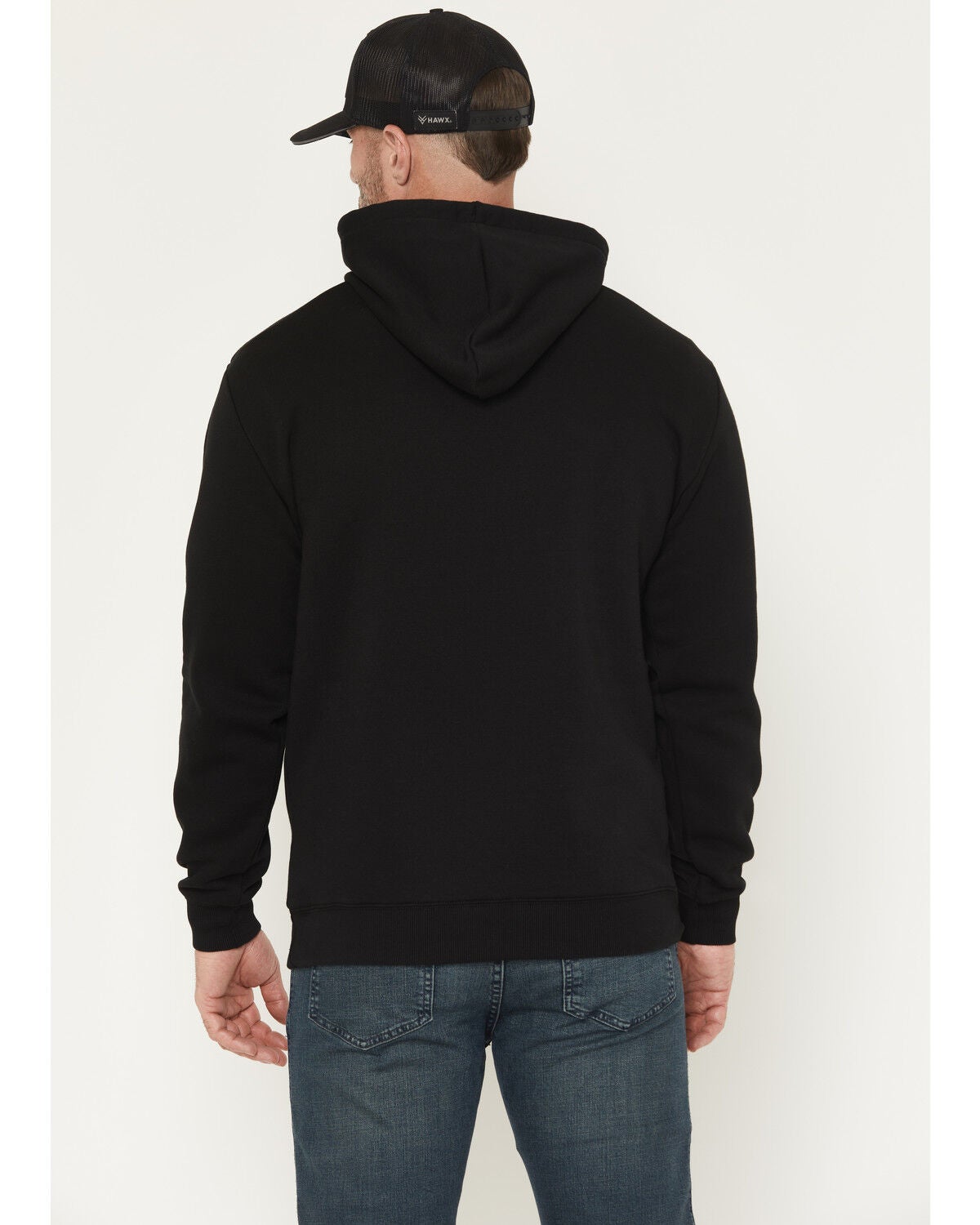 Image #4 - Buckwear Men's Camo Spartan Patriot Hooded Sweatshirt, Black, hi-res