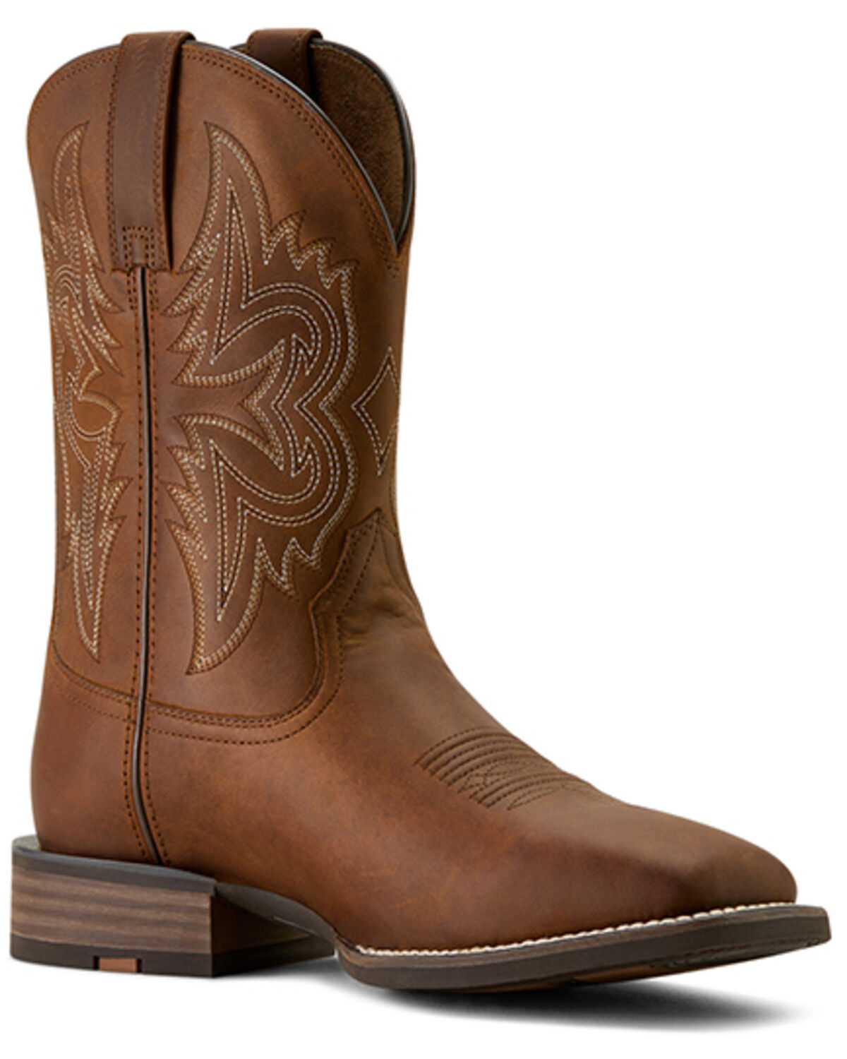 Image #1 - Ariat Men's Big Rig Performance Western Boots - Broad Square Toe, Brown, hi-res