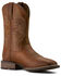 Image #1 - Ariat Men's Big Rig Performance Western Boots - Broad Square Toe, Brown, hi-res