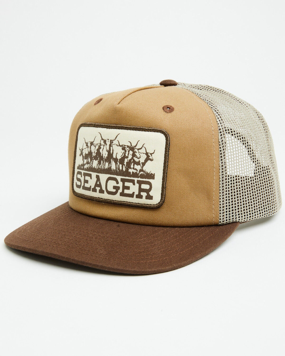 Seager Men's Herd Ball Cap, Brown, hi-res
