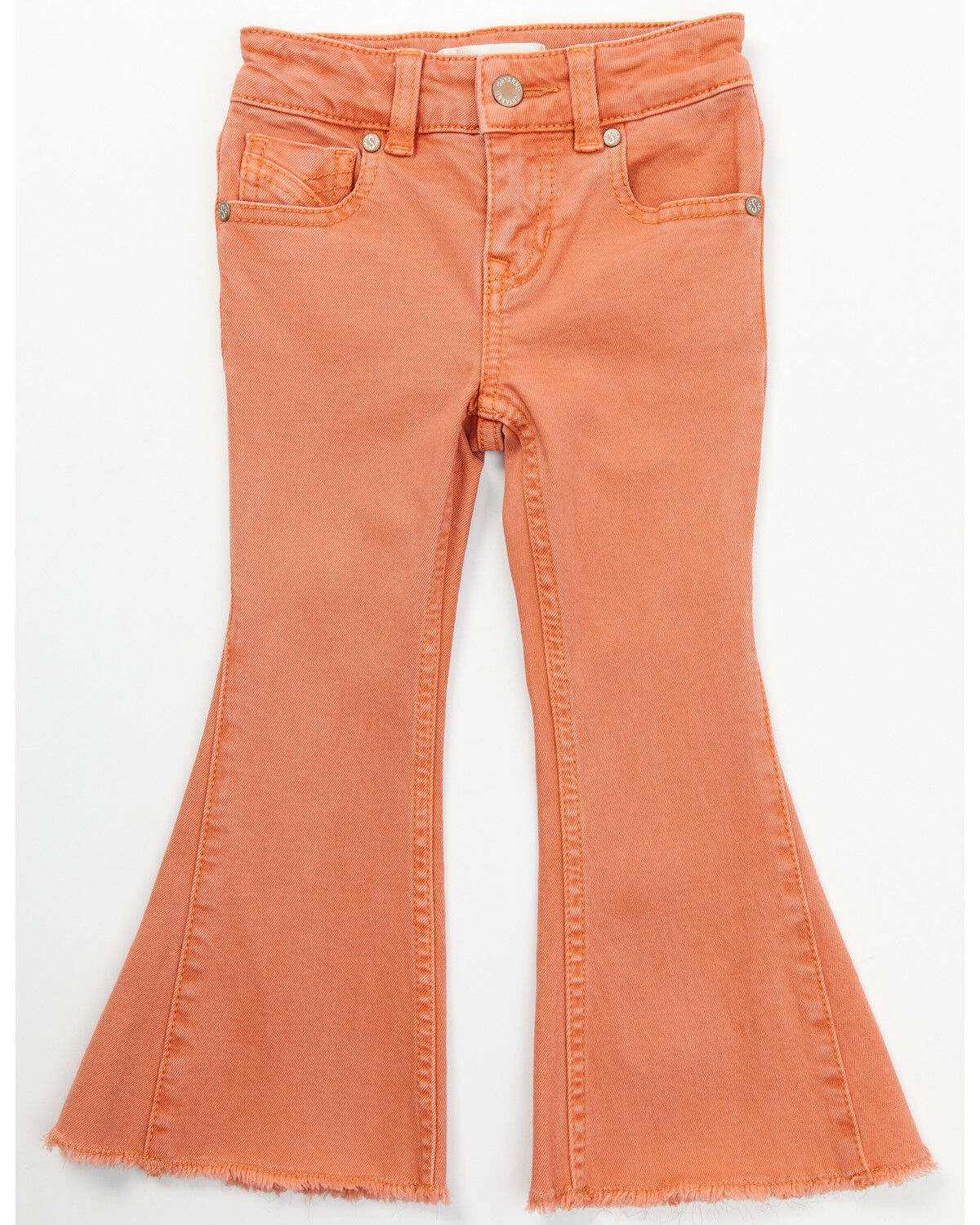 Image #1 - Shyanne Toddler Girls' Colored Flare Jeans, Rose, hi-res