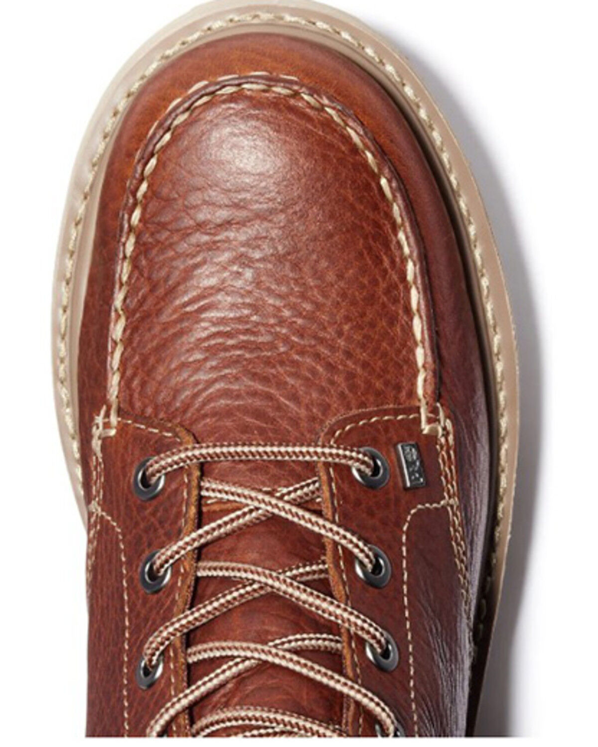 Image #3 - Timberland PRO Men's 6" Barstow Work Boots -Moc Toe, Tan, hi-res