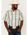 Image #1 - Resistol Men's Pierson Large Plaid Short Sleeve Button Down Western Shirt, Multi, hi-res