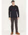Image #1 - Thorogood Men's Canvas DWR Relaxed Straight Stretch Work Pants, Grey, hi-res