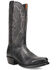 El Dorado Men's Handmade Vanquished Calf Western Boots - Square Toe, Black, hi-res