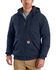 Image #1 - Carhartt Men's Rain Defender Rockland Quilt-Lined Hooded Work Jacket, , hi-res