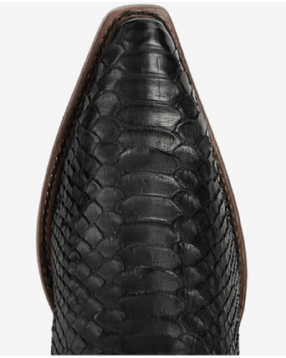 Image #2 - Corral Men's Exotic Python Western Boots - Snip Toe, Black, hi-res