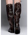Image #3 - Bed Stu Women's Dark Brown Manchester Tall Boots - Round Toe, , hi-res