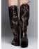 Image #3 - Bed Stu Women's Dark Brown Manchester Tall Boots - Round Toe , , hi-res