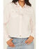 Image #3 - Kimes Ranch Women's Annie Long Sleeve Snap Cropped Western Shirt, Light Pink, hi-res