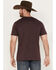 Image #4 - Cody James Men's Skull Scene Short Sleeve Graphic T-Shirt, Rust Copper, hi-res