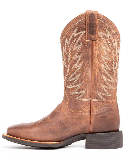 Image #3 - Shyanne Women's Xero Gravity Western Performance Boots - Broad Square Toe, Tan, hi-res