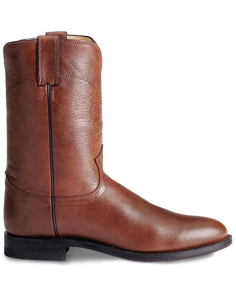 Justin Men's Classic Roper Cowboy Boots Round Toe Sheplers
