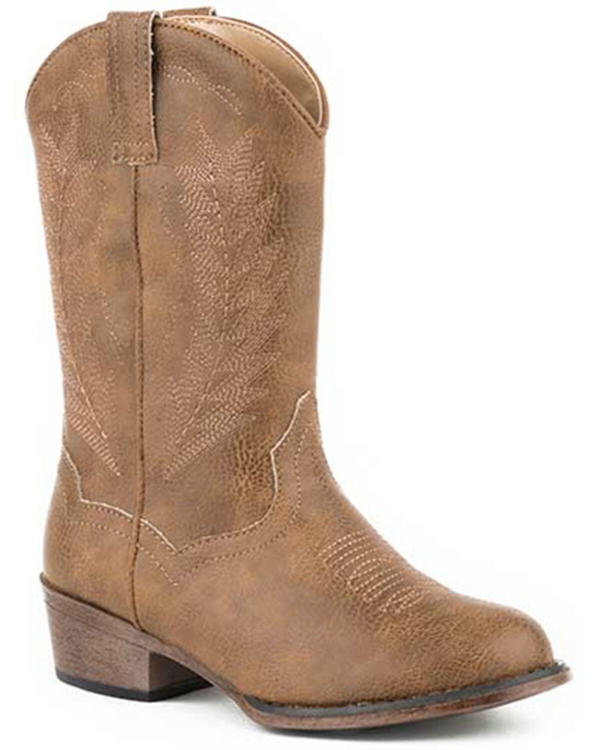 Roper Girls' Crystal Cross Western Boots - Square Toe | Sheplers
