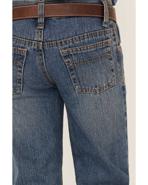 Image #4 - Cinch Boys' White Label Jeans - 8-18 Slim, Denim, hi-res