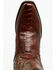 Image #6 - Dan Post Men's 12" Exotic Ostrich Leg Western Boots - Square Toe , Brass, hi-res