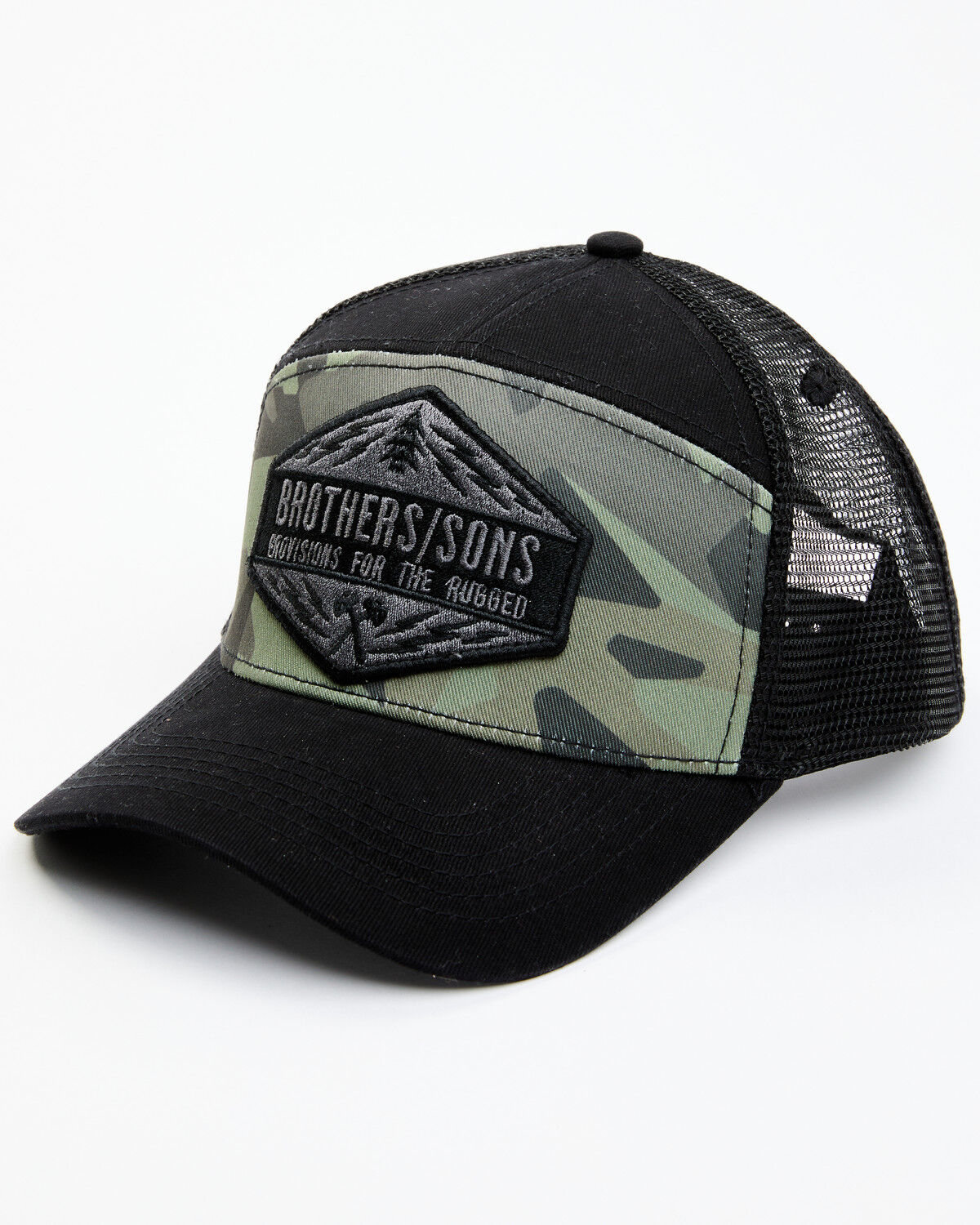 Image #2 - Brothers and Sons Men's Logo Patch Ball Cap, Camouflage, hi-res