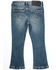 Image #4 - Silver Toddler Girls' Tammy Dark Wash Bootcut Jeans, Blue, hi-res