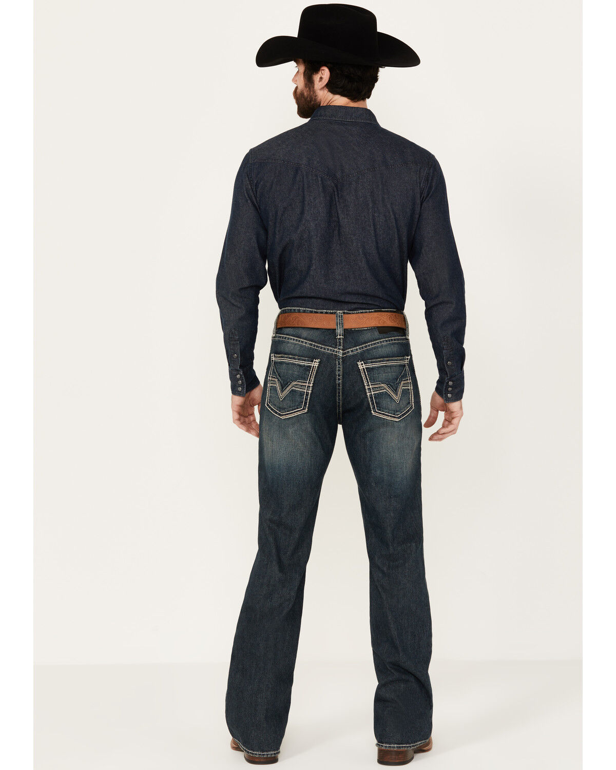 Rock & Roll Denim Men's Double Barrel Medium Vintage Wash